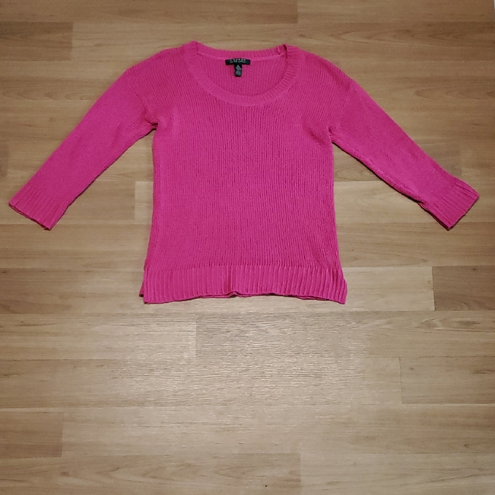 Lauren Ralph Lauren Pink Crew Neck Sweater